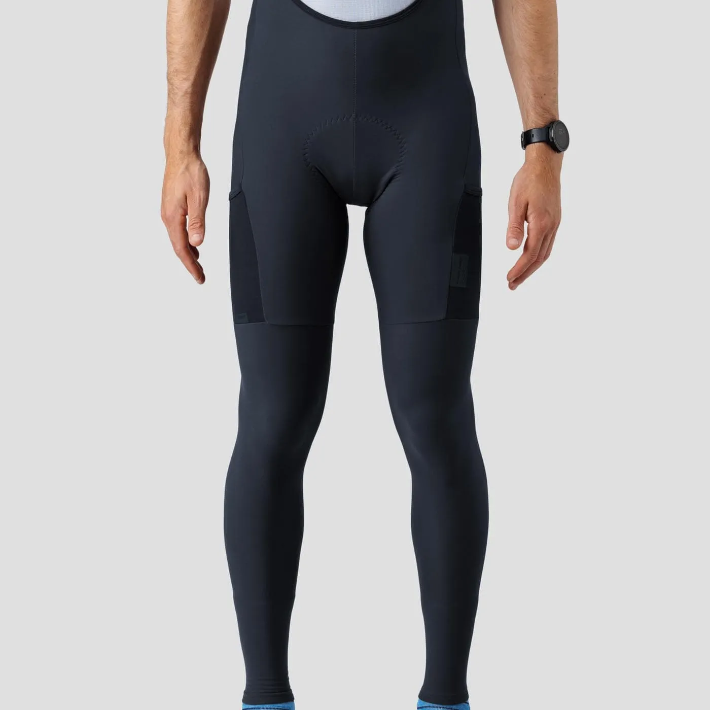 Men's Thermal Cargo Bib Tight - Midnight Blue