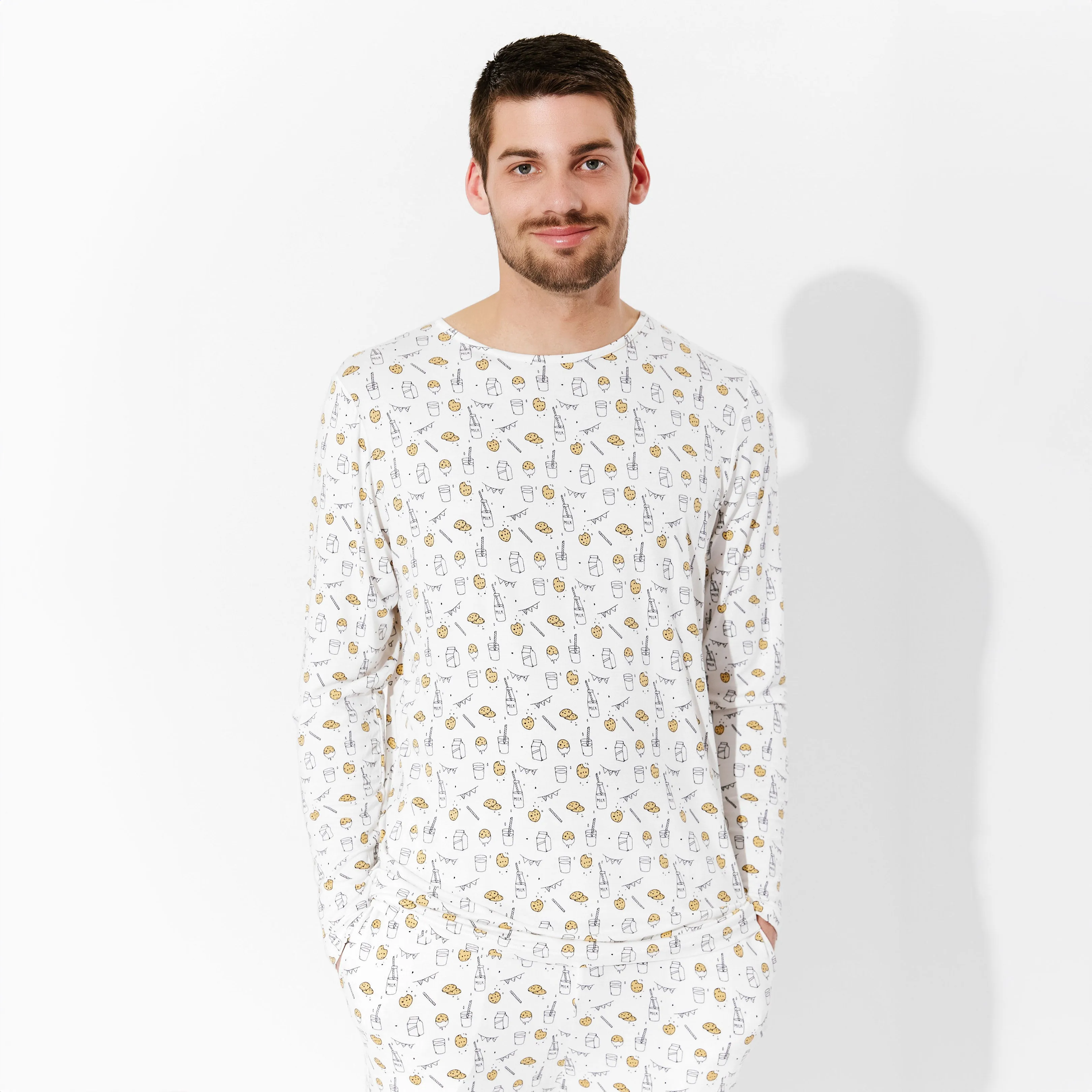 Milk & Cookies Bamboo Men's Pajama Set