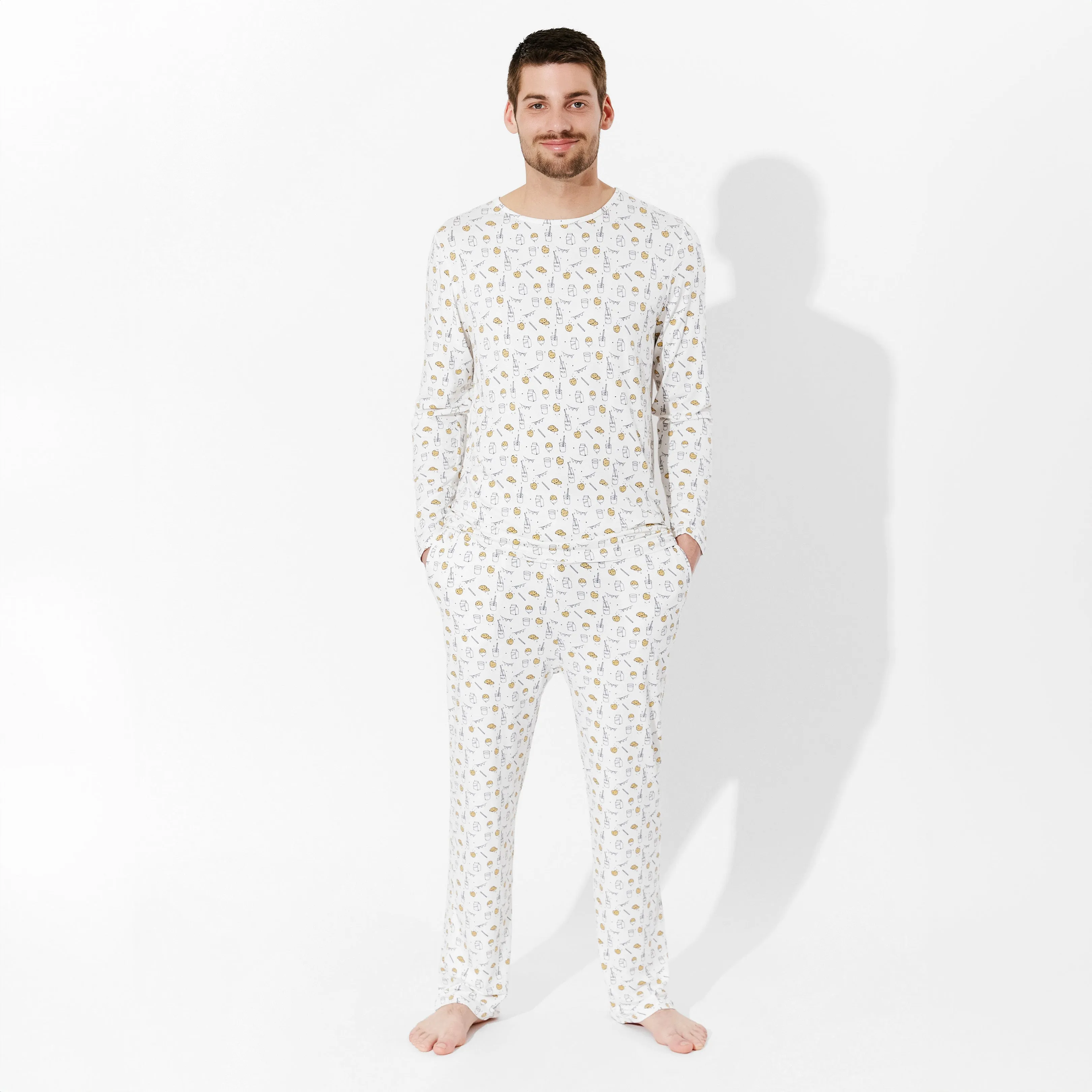 Milk & Cookies Bamboo Men's Pajama Set