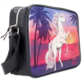 Miss Melody Glitter Horse Shoulder Bag