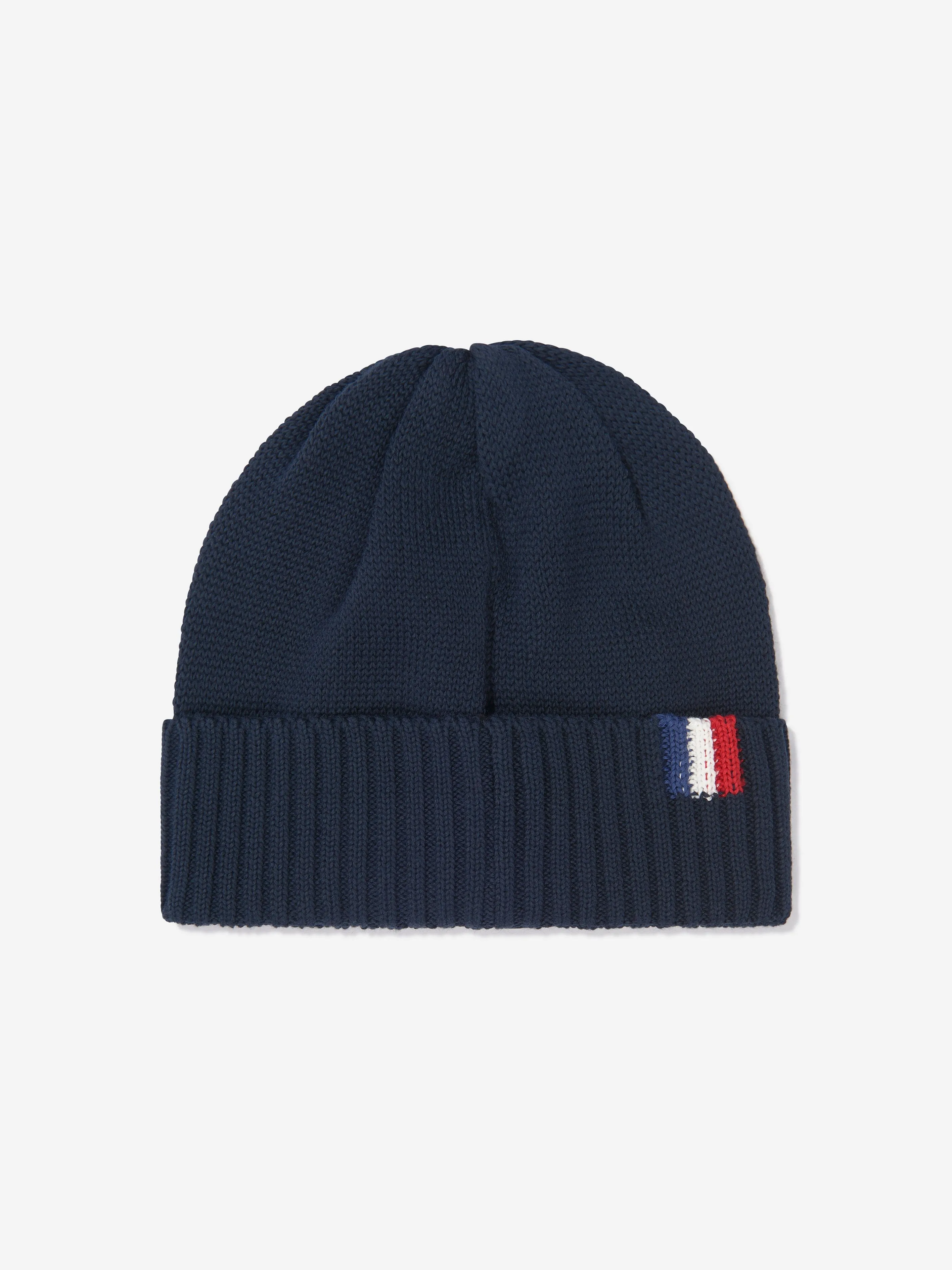 Moncler Enfant Boys Beanie Hat in Navy