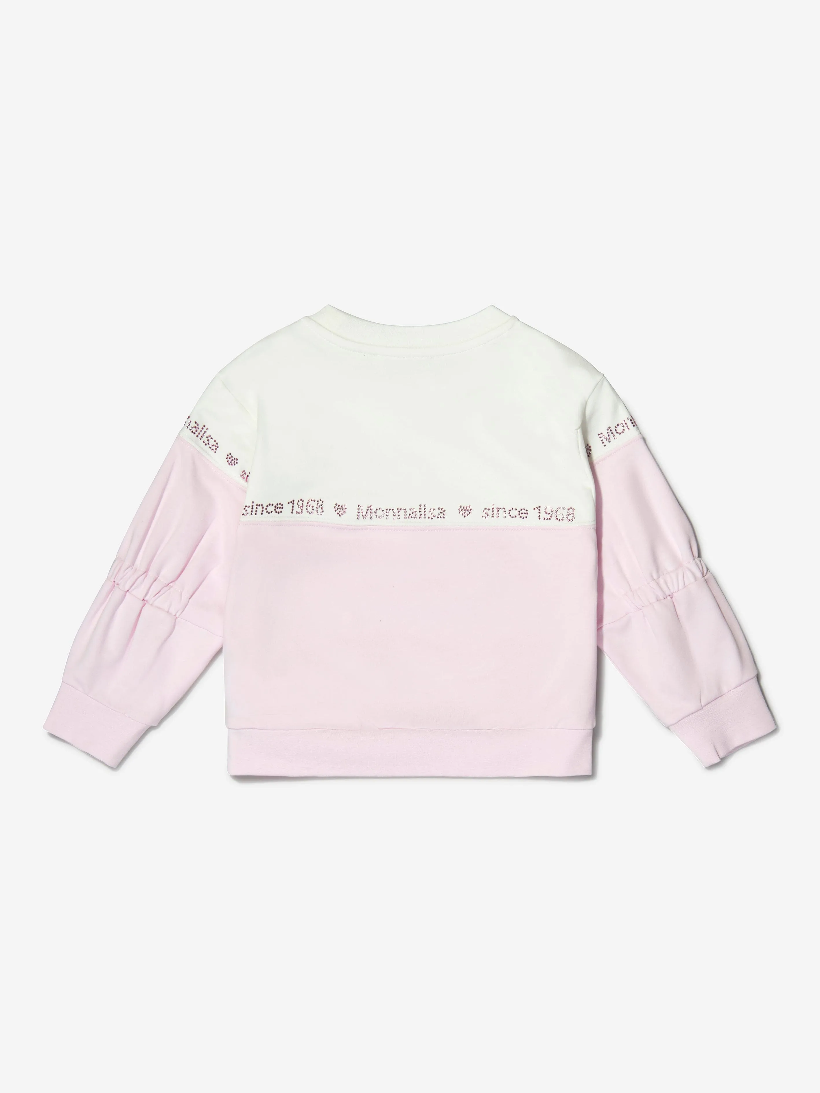 Monnalisa Girls Cotton Branded Sweatshirt