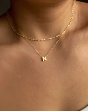 N - Alphabet Necklace