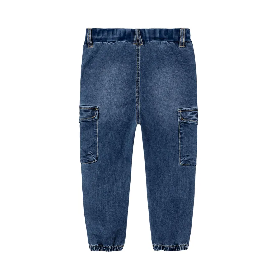 name it pantalone jeans con tasconi da bambino 13224943 blu scuro