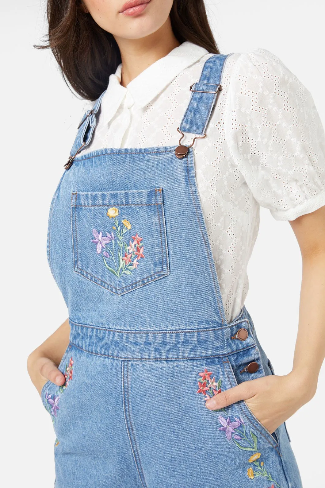 Native Lilly Short Overall