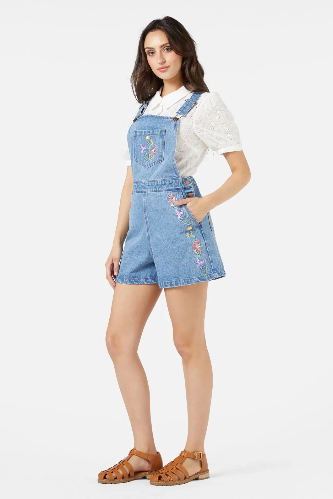 Native Lilly Short Overall