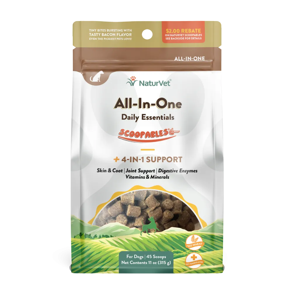 NaturVet Dog All-In-One Daily Essentials Scoopables 11oz