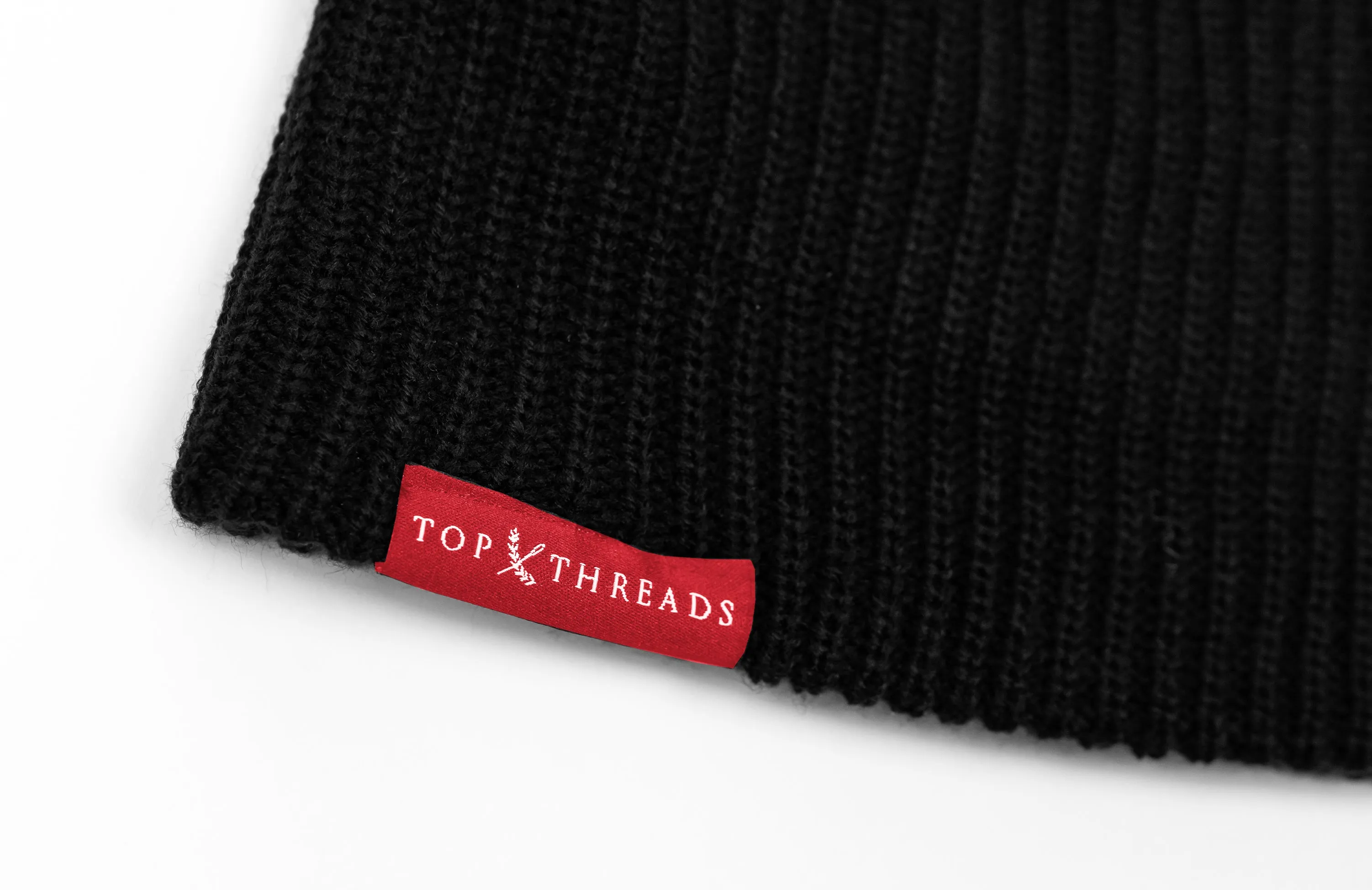 NEVER LOSE Knit Beanie- Black