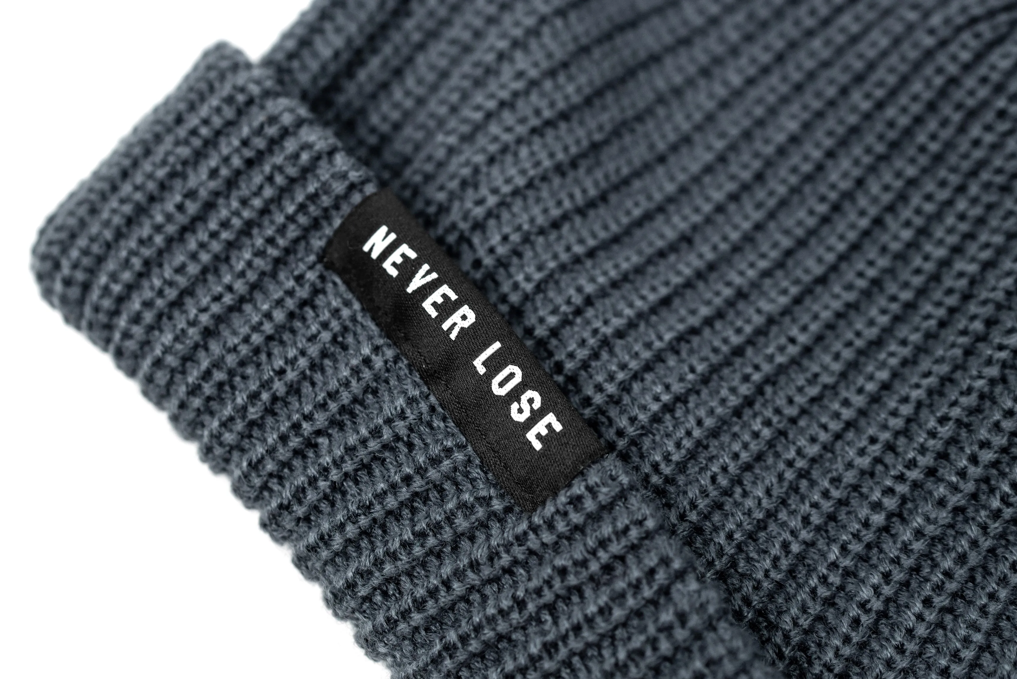 NEVER LOSE Knit Beanie- Harbor Blue