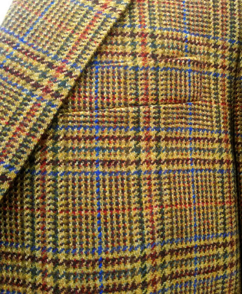 New- T. Harris of London Brown Plaid Sport Coat- Size 42L