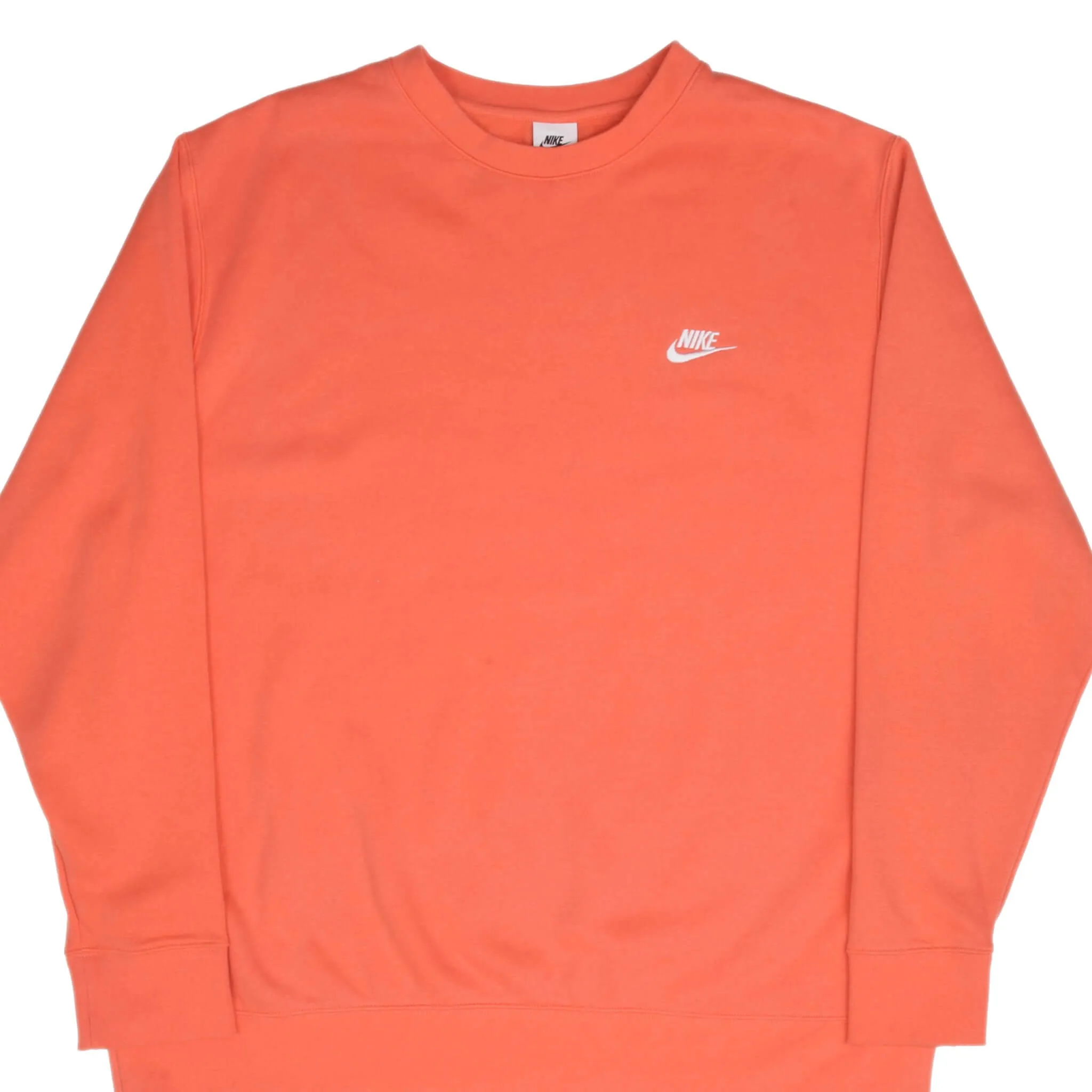 NIKE CLASSIC SWOOSH PINK SALMON SWEATSHIRT SIZE 2XL