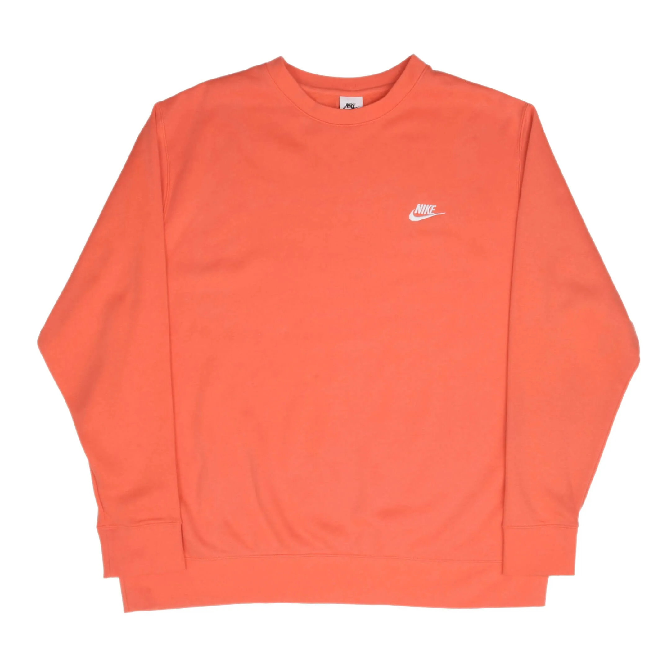 NIKE CLASSIC SWOOSH PINK SALMON SWEATSHIRT SIZE 2XL