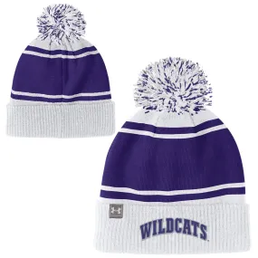 Northwestern Wildcats Under Armour Pom Knit Beanie