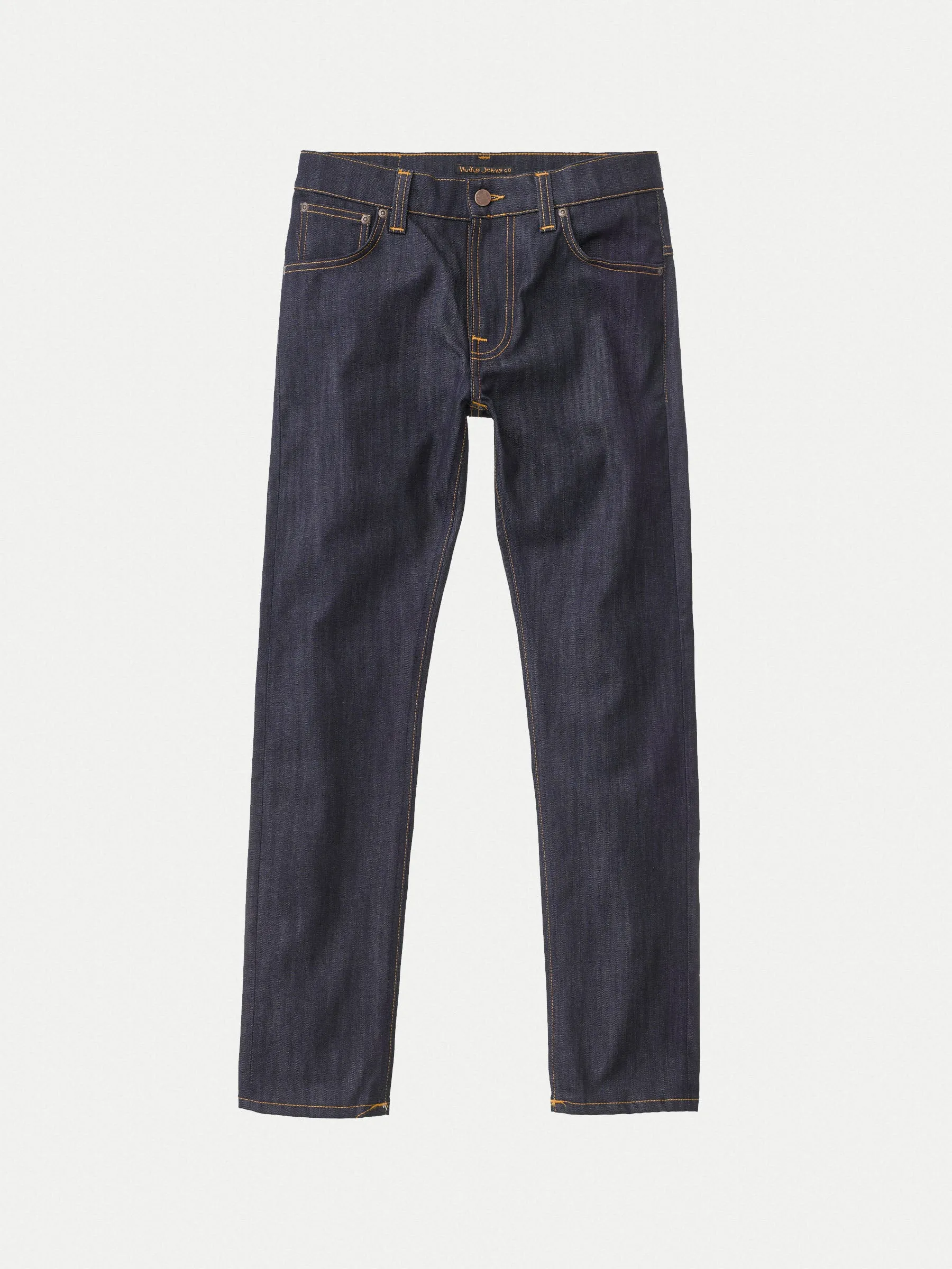 Nudie Jeans Co - Thin Finn Dry Ecru Embo - Jean Slim Brut