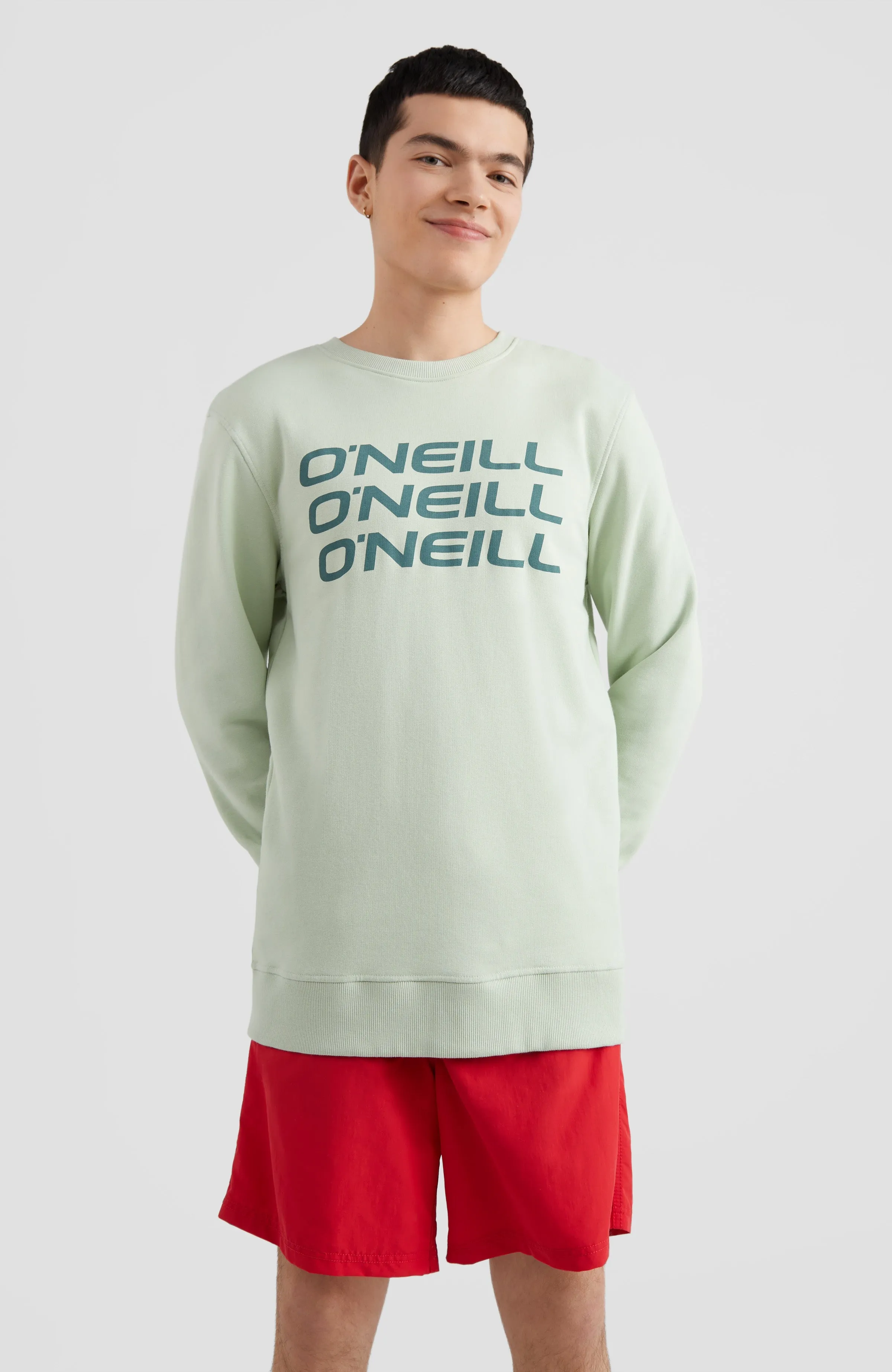 O'Neill Triple Stack Crew Sweatshirt | Sea Foam