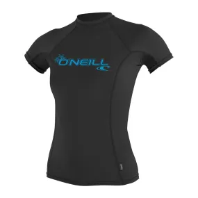 O'Neill Women's Basic Skins Short Sleeve Rash Guard