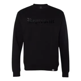 Original Classic Blacked Out Crewneck Sweatshirt [BLACK X BLACK]