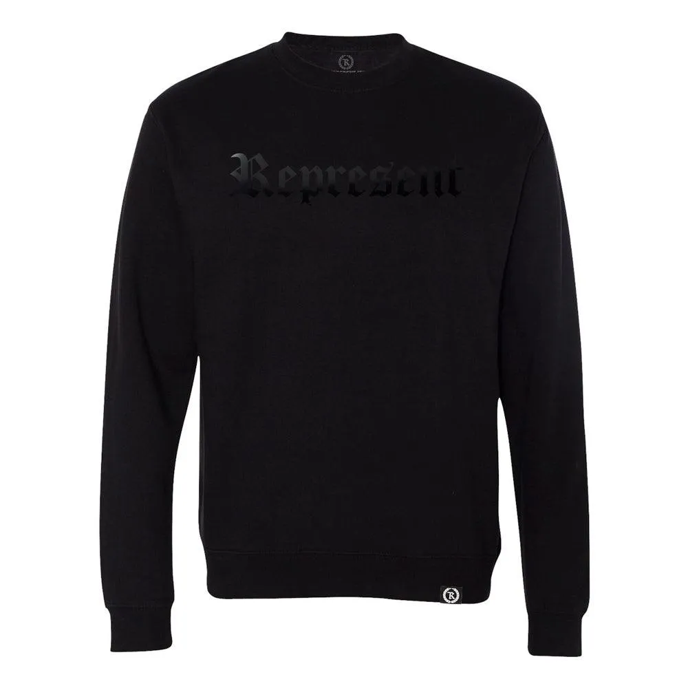 Original Classic Blacked Out Crewneck Sweatshirt [BLACK X BLACK]