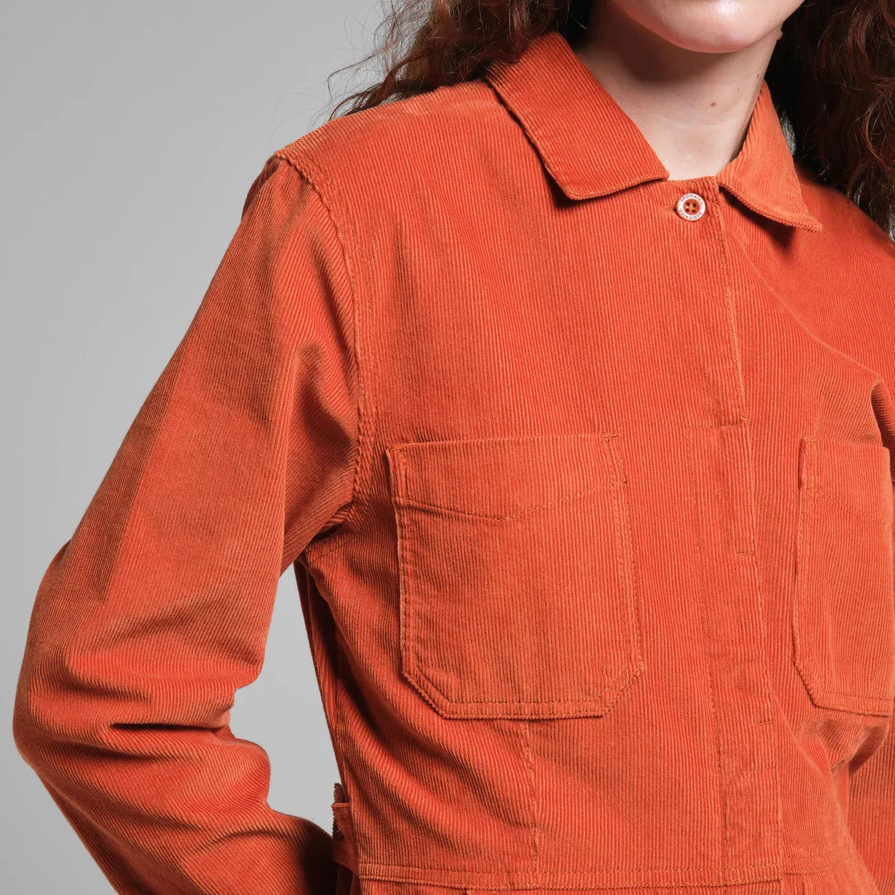 Overall Docksta Corduroy - Cinnamon Orange