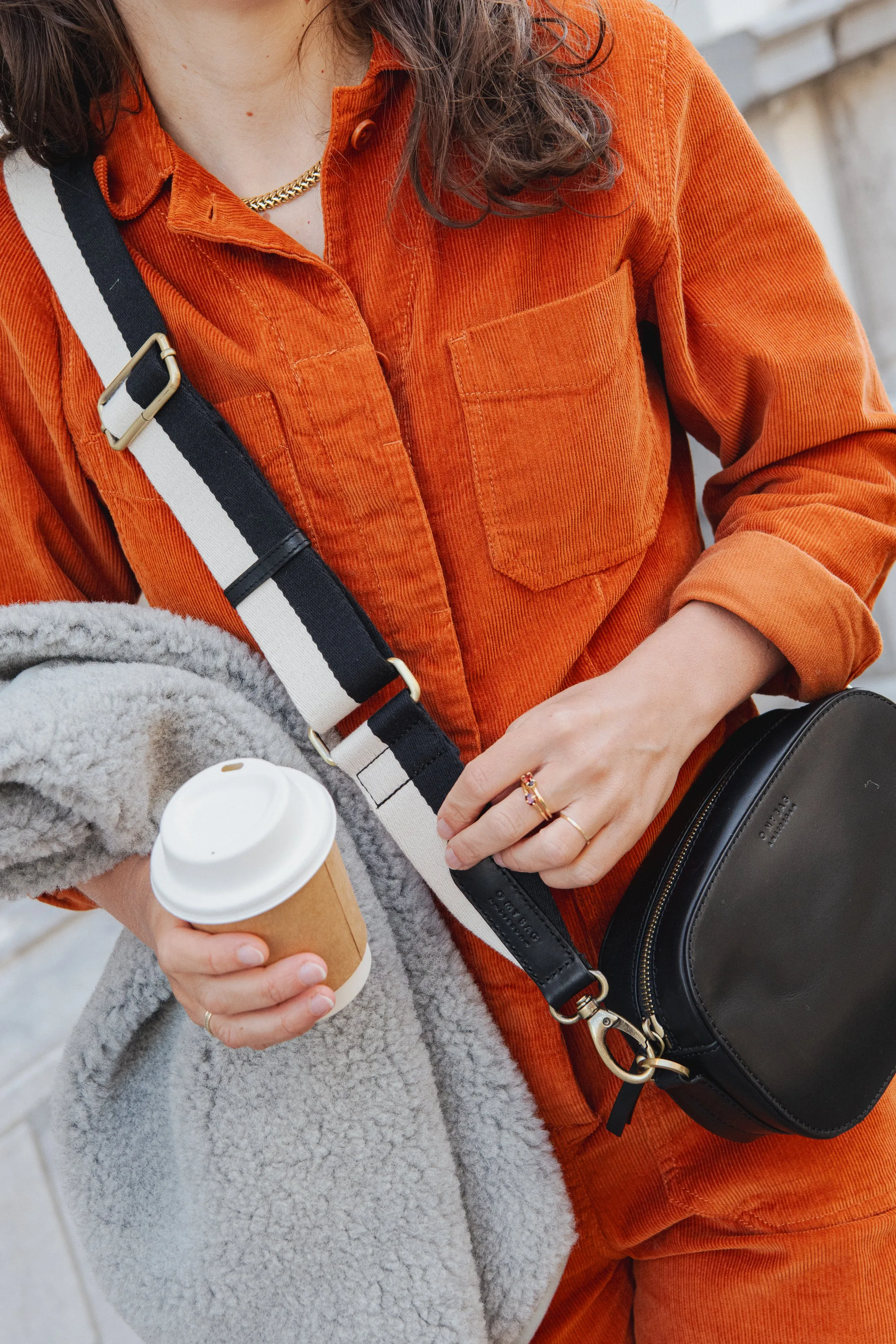 Overall Docksta Corduroy - Cinnamon Orange