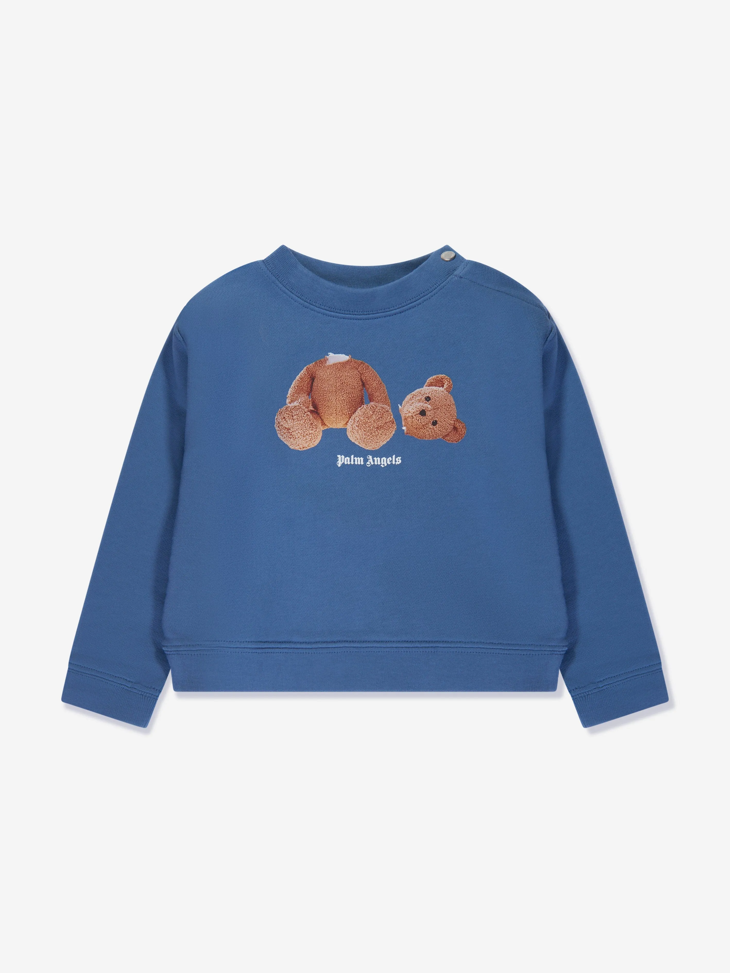 Palm Angels Baby Boys Bear Sweatshirt in Blue