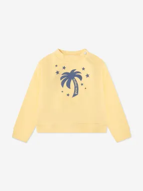 Palm Angels Baby Boys Palm Stars Sweatshirt in Yellow