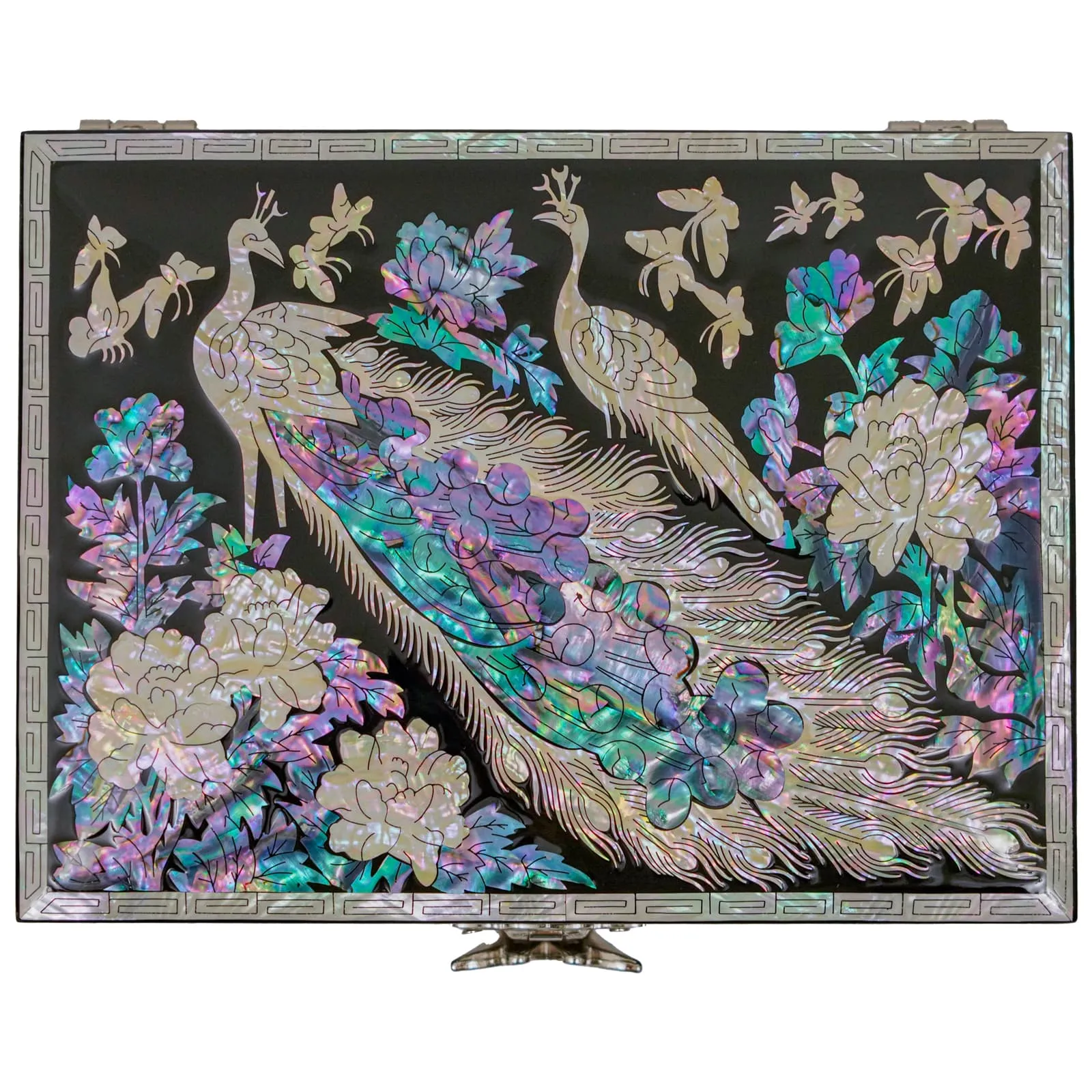 Peacock Two Layer Jewelry Box