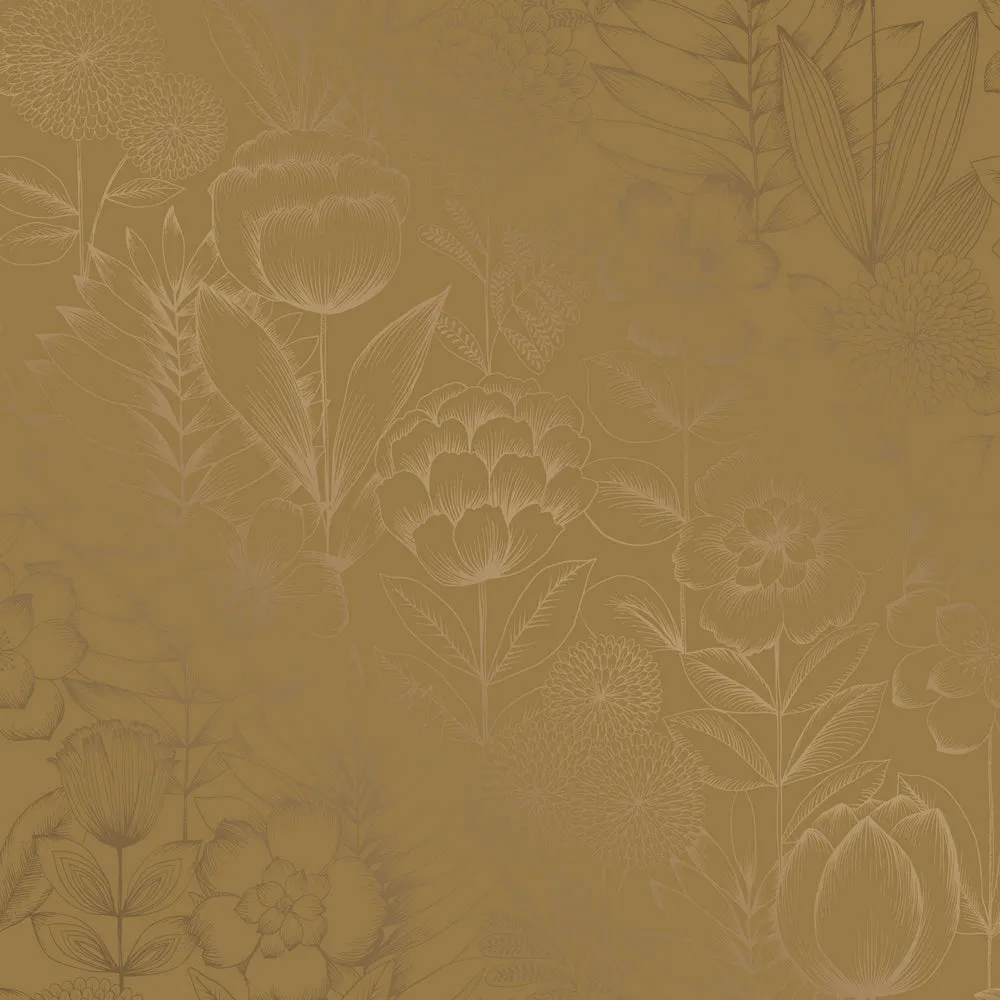 Peel   Stick Removable Wallpaper: Gold Tones