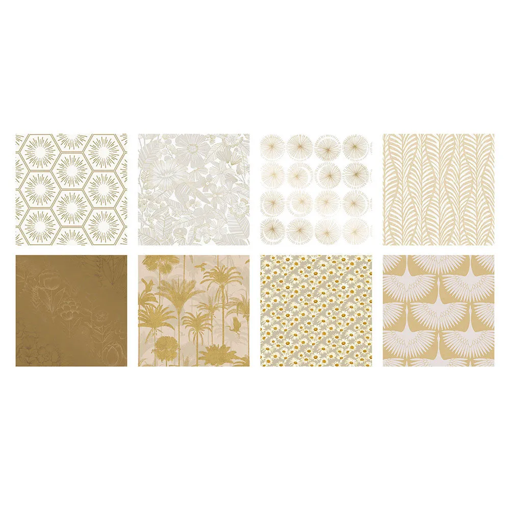 Peel   Stick Removable Wallpaper: Gold Tones