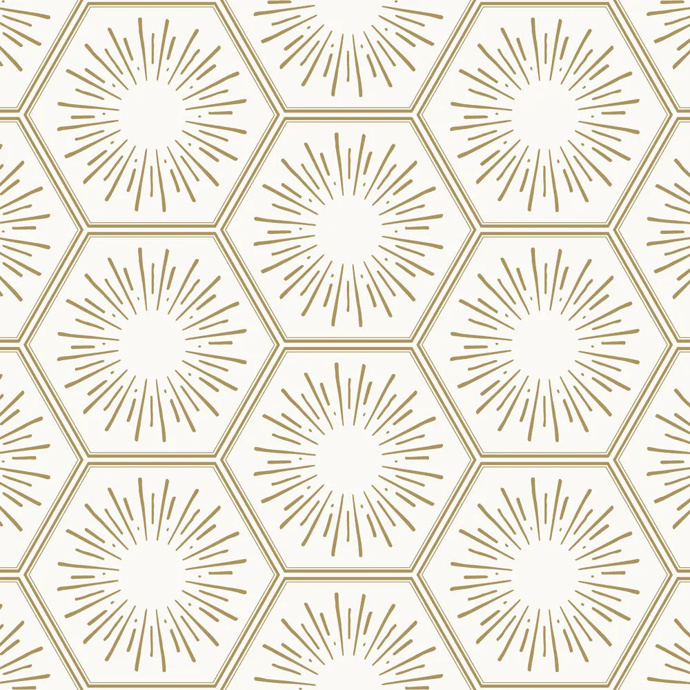 Peel   Stick Removable Wallpaper: Gold Tones