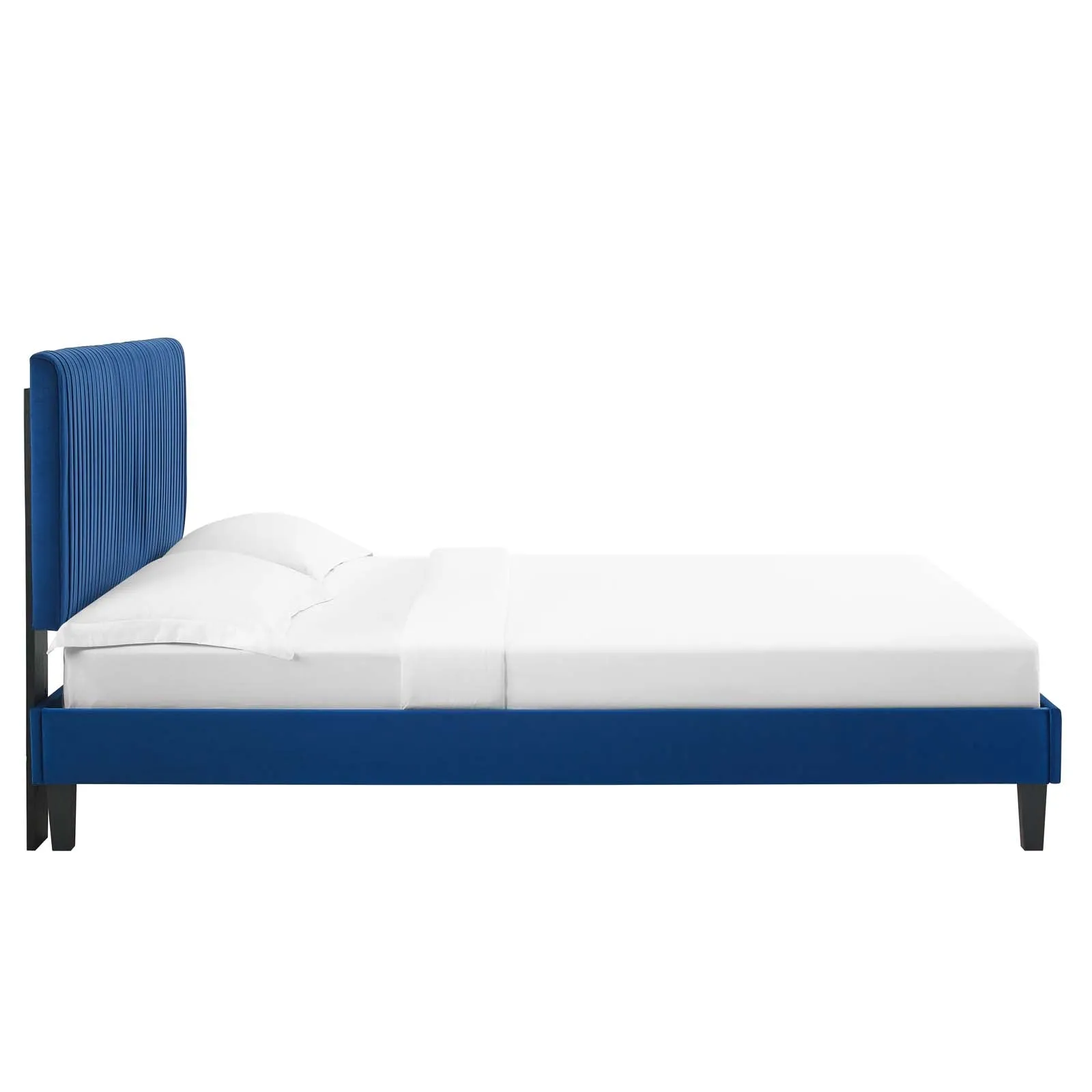 Peyton Performance  Velvet Platform Bed