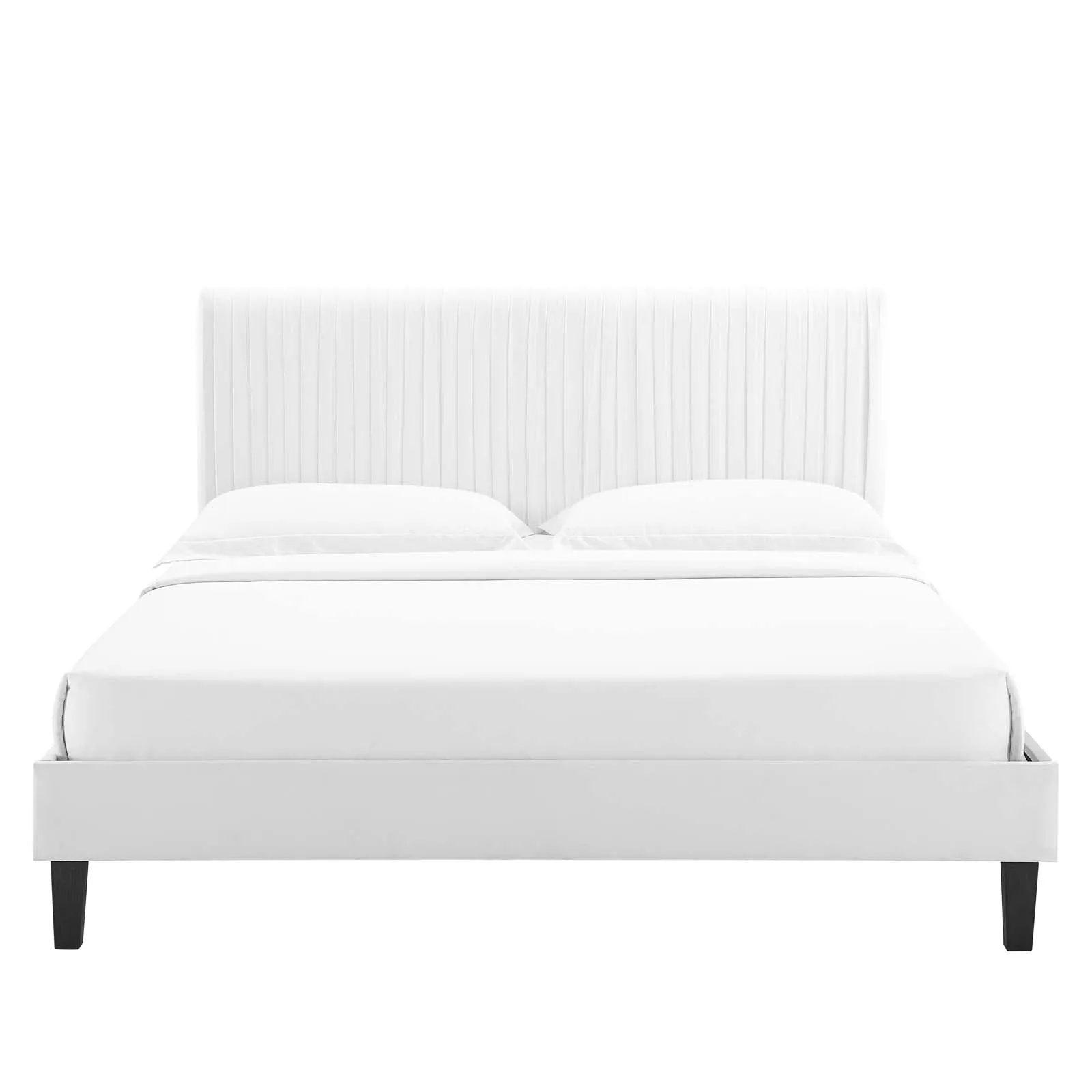 Peyton Performance  Velvet Platform Bed