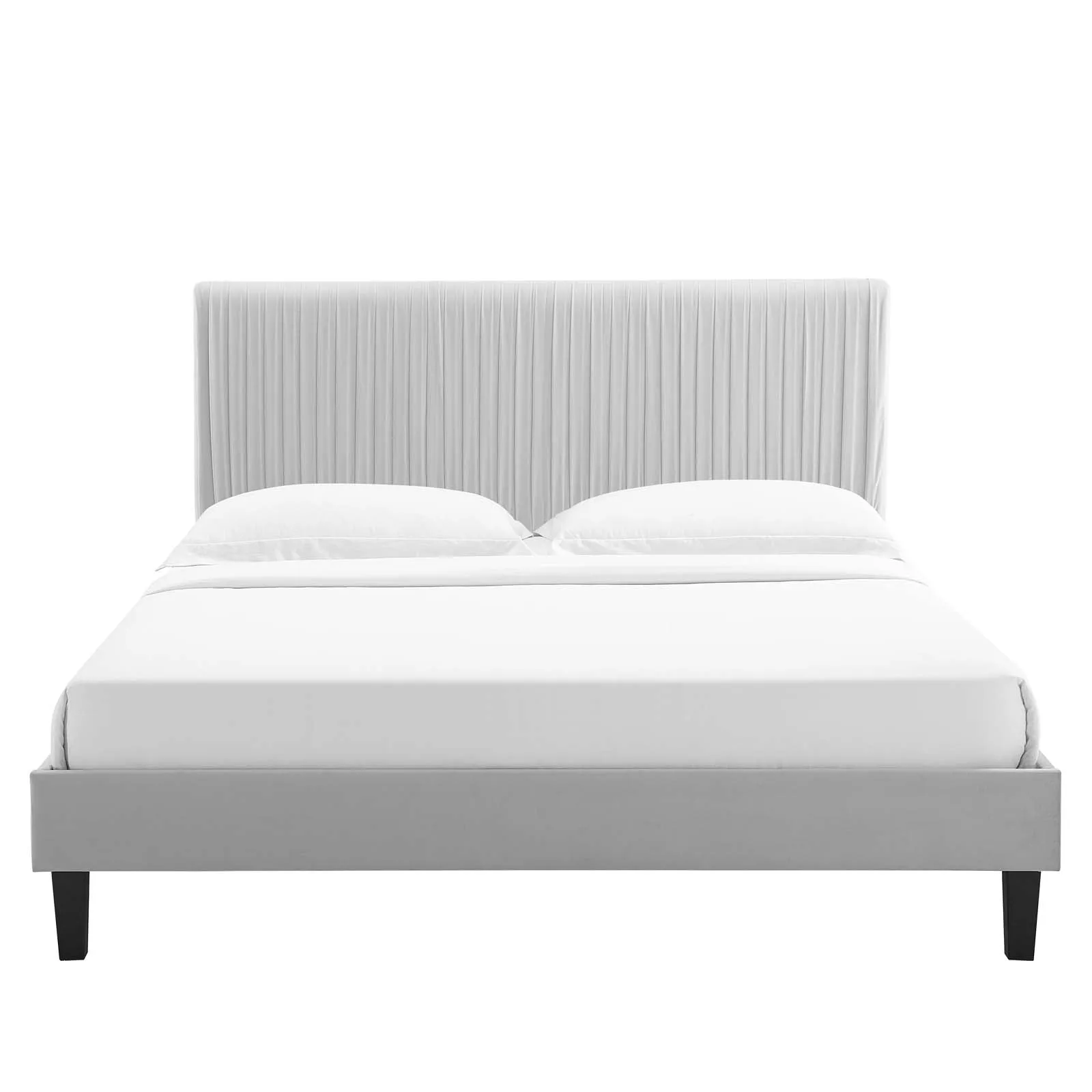 Peyton Performance  Velvet Platform Bed