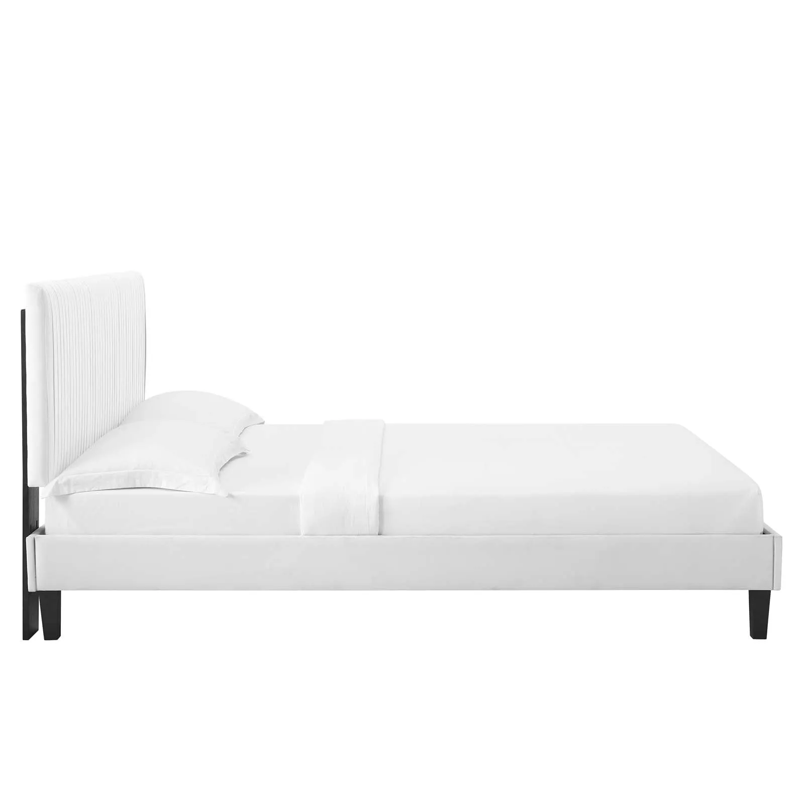 Peyton Performance  Velvet Platform Bed