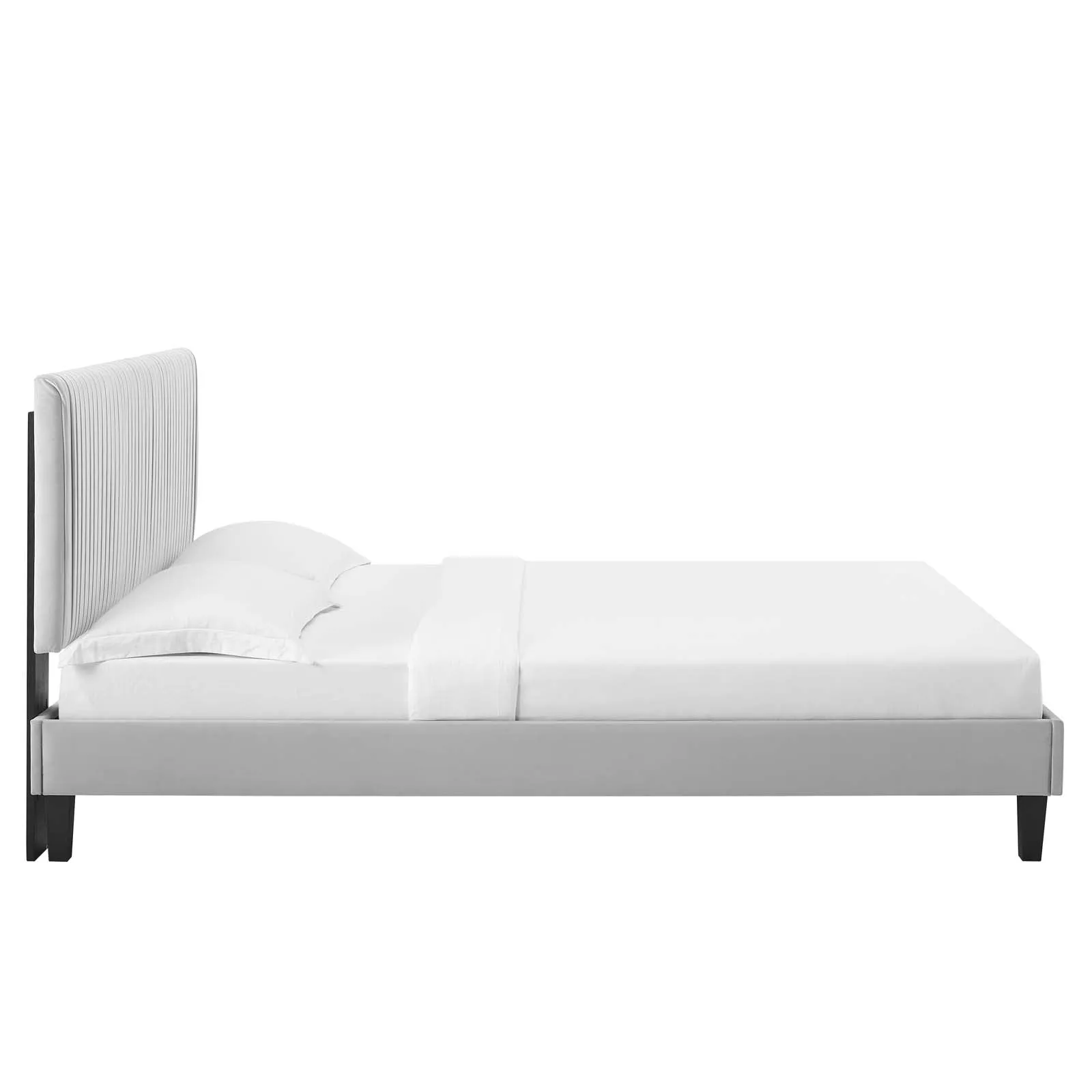 Peyton Performance  Velvet Platform Bed