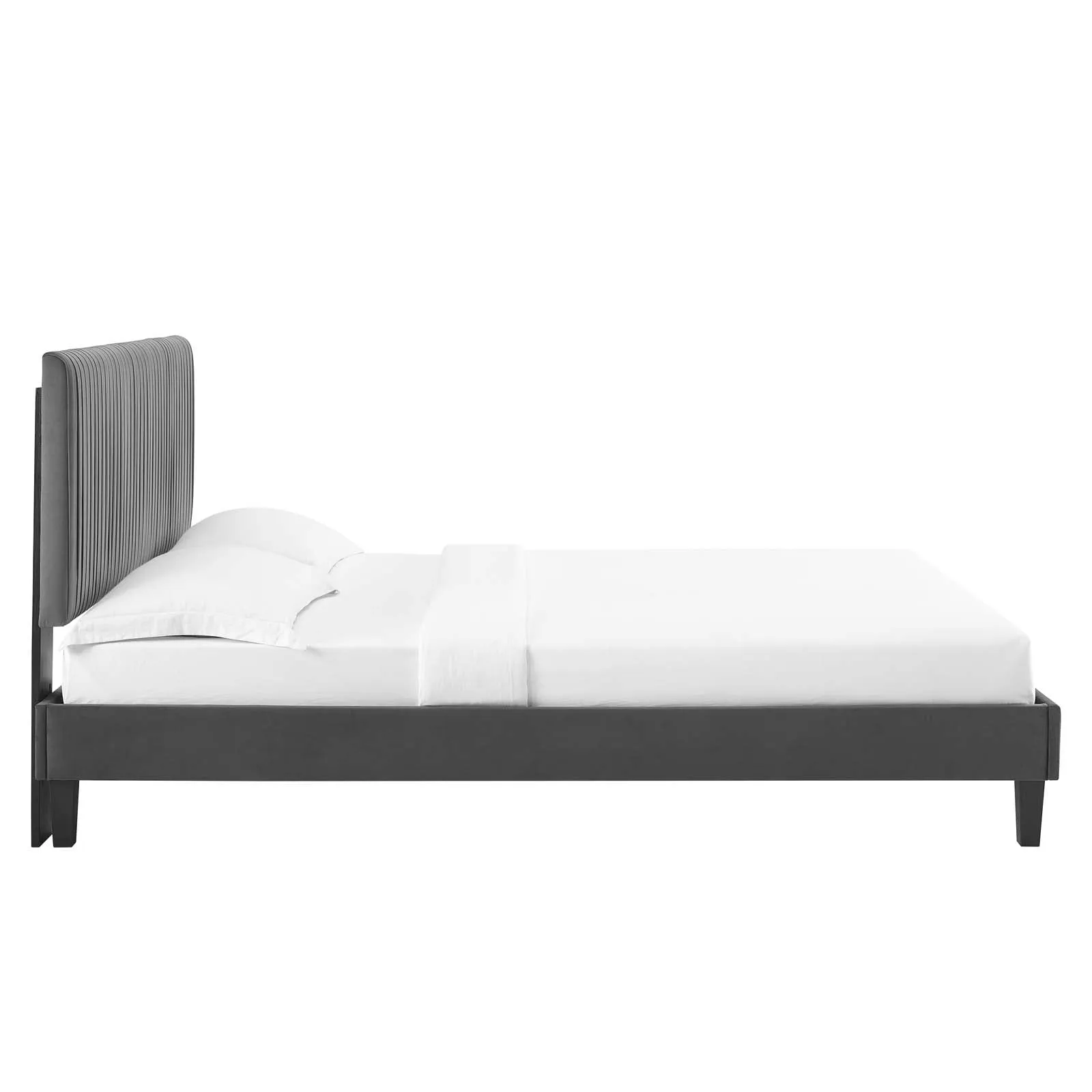 Peyton Performance  Velvet Platform Bed