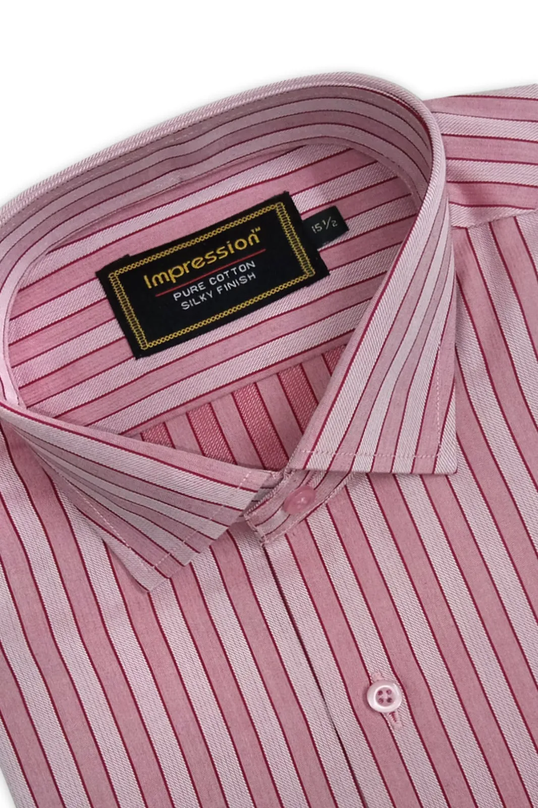 Pink Stripped Formal Shirt