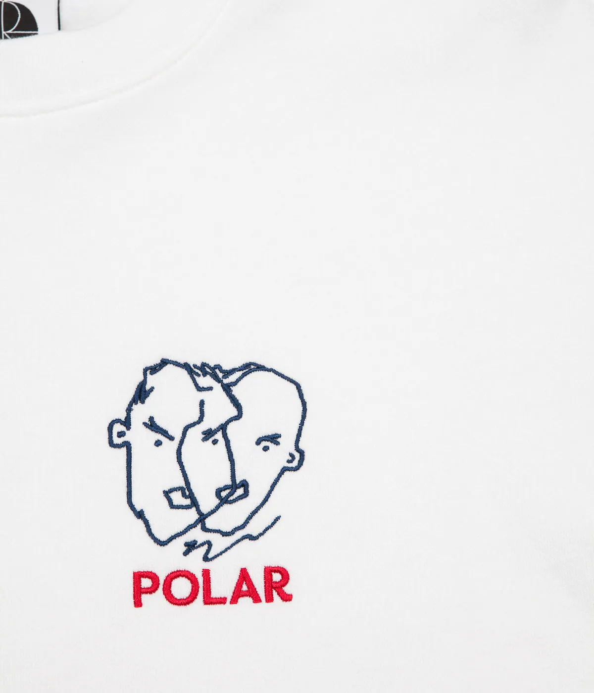 Polar Two Sided Crewneck Sweatshirt - White