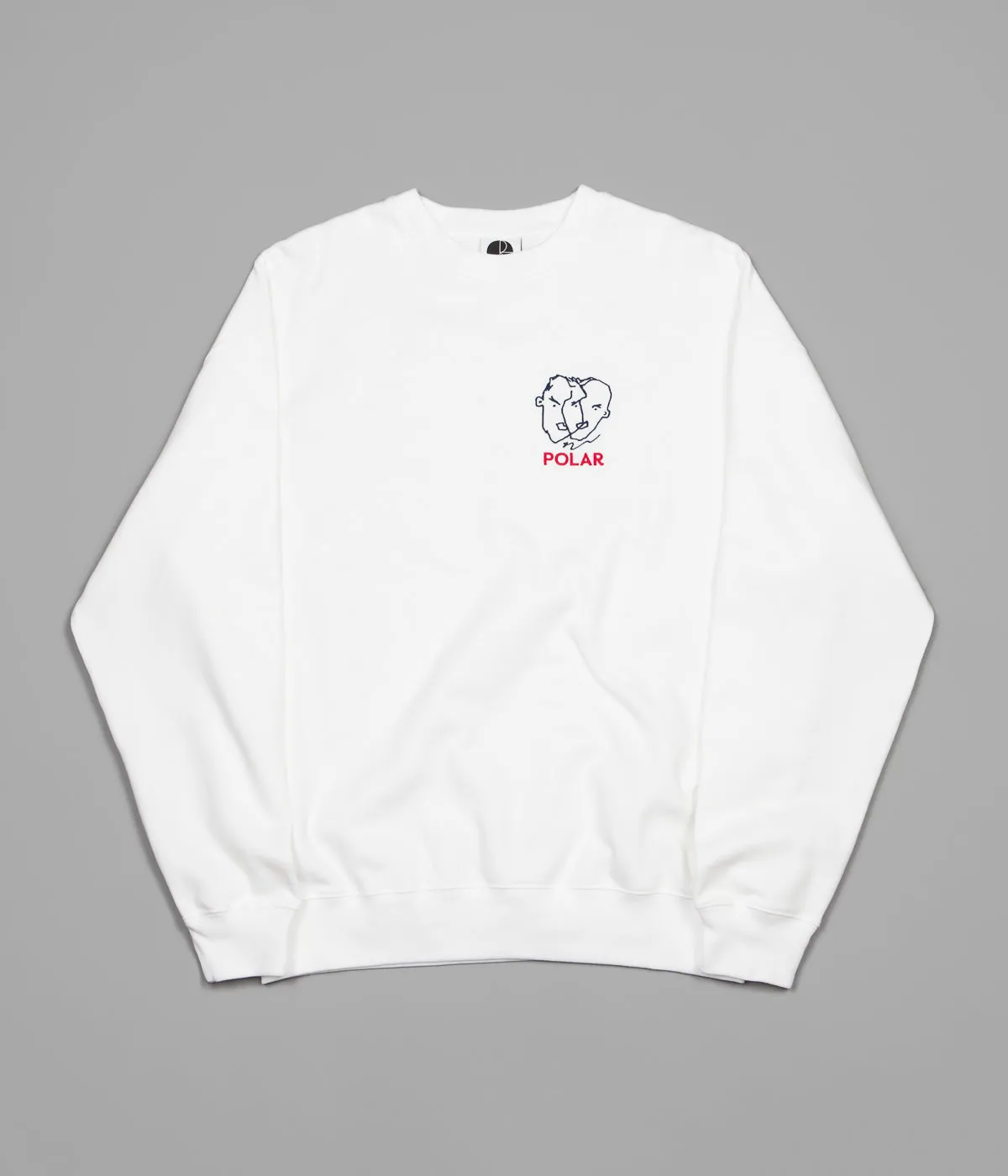 Polar Two Sided Crewneck Sweatshirt - White