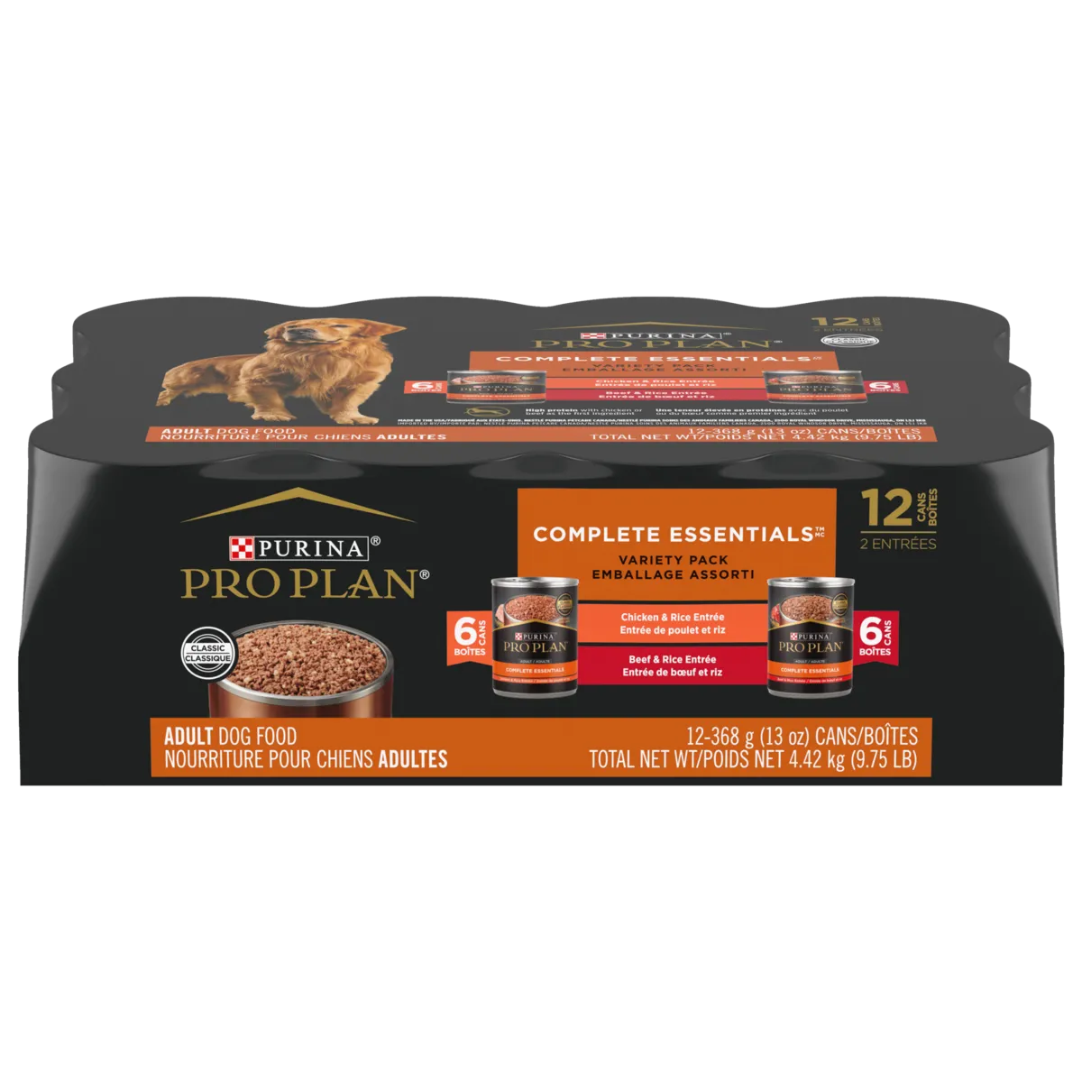 ProPlan Complete Essentials Variety Pack Classic Adult Chicken & Beef