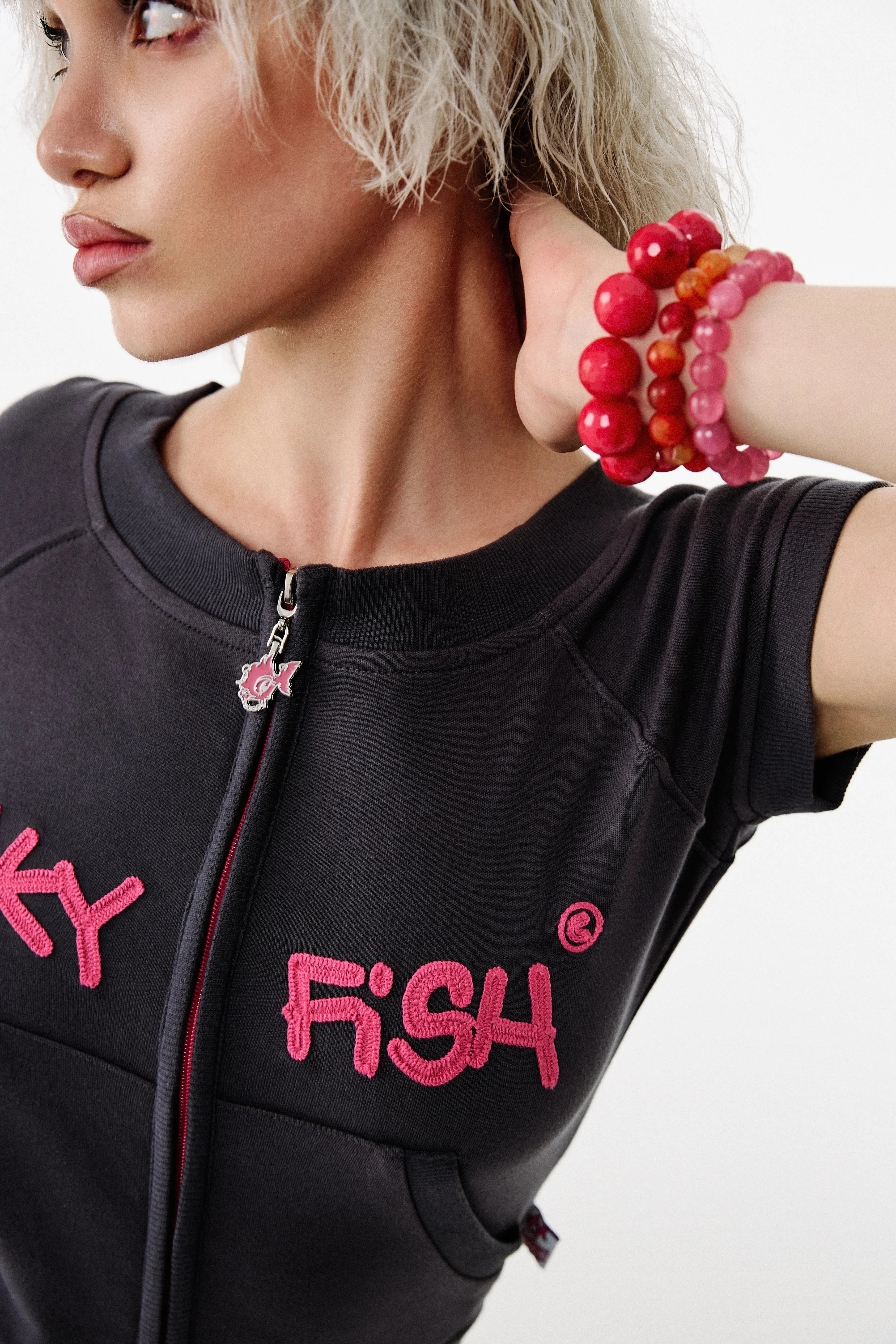 Punkyfish Sleeveless Sweatshirt