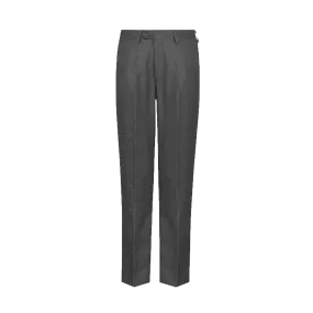 Regular Fit Boys School Trousers - Grey