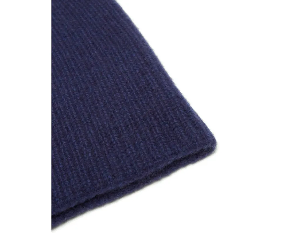 Ribbed Cashmere Beanie