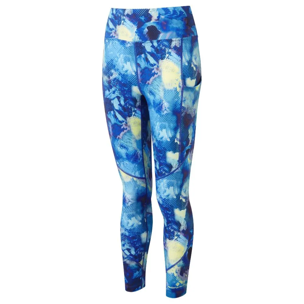 Ronhill Tech Crop Tight (Womens) - Blue Summer Haze