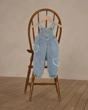 Rylee   Cru Vintage Overall, Light Washed Denim