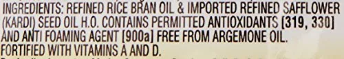 Saffola Gold Refined Oil|Blend of Rice Bran Oil & Sunflower Oil|Cooking Oil|Pro Healthy Lifestyle Edible Oil 1 Litre Pouch