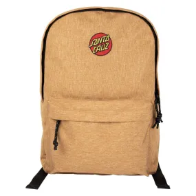 Santa Cruz Backpack Classic Dot Embroidered Biscuit Gold One Size