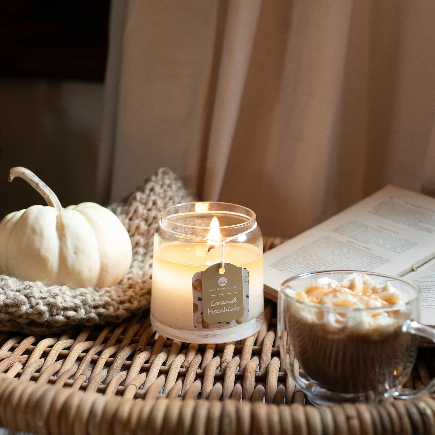 Seasonal Essentials Jar - Caramel Macchiato