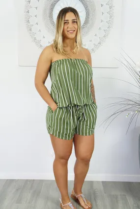 Short Jumpsuit "New Stripes"