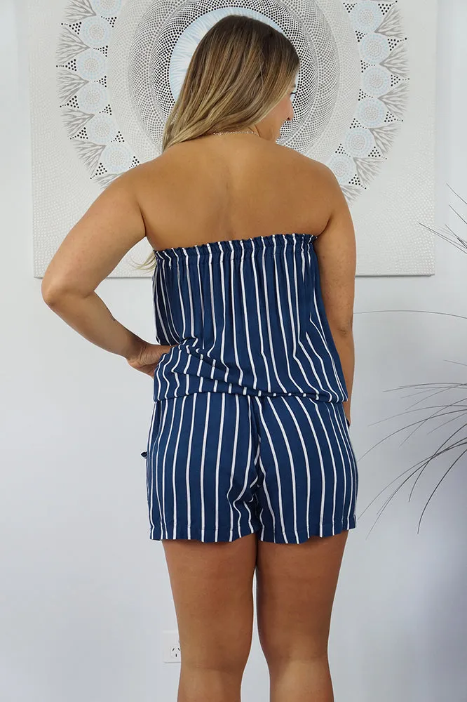 Short Jumpsuit "New Stripes"